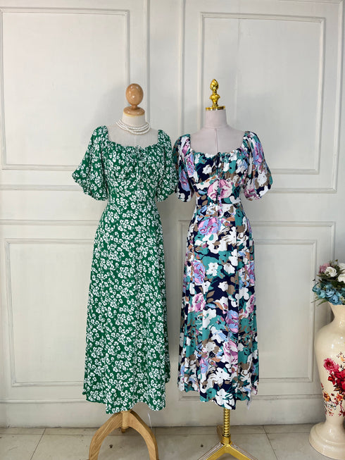 Women Spring Cotton Floral Dresses